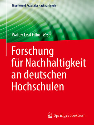 cover image of Forschung für Nachhaltigkeit an deutschen Hochschulen